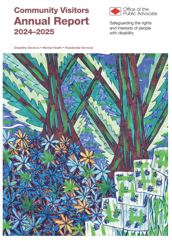 Community Visitors Annual Report 2024-2025 cover