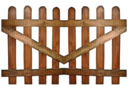 wooden fence